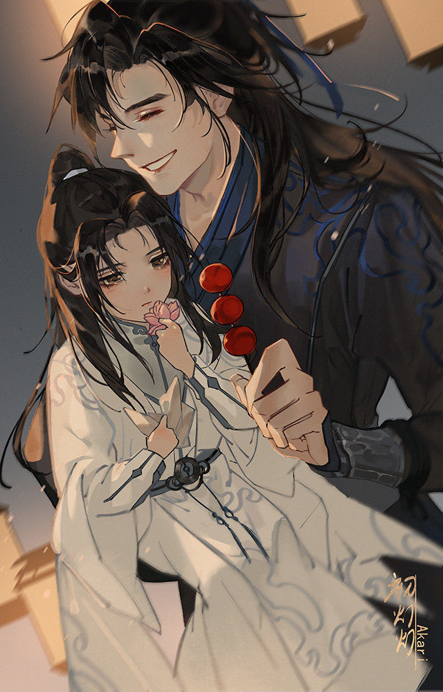 绝了这是什么神仙画画太美了画师初灯灯akari
