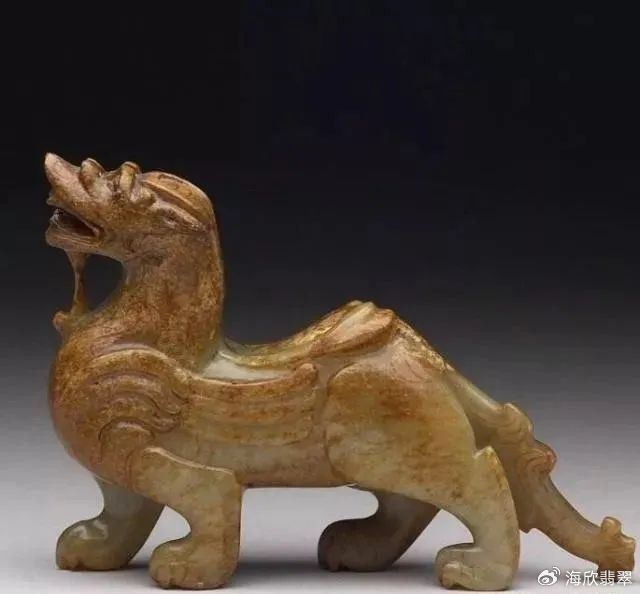 古人还根据细节对这种吉瑞之兽加以细分,头上无角的叫"符拔"或"桃拔"