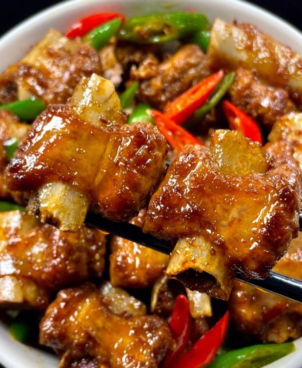 美味的香辣排骨这样做泰香啦巨好吃