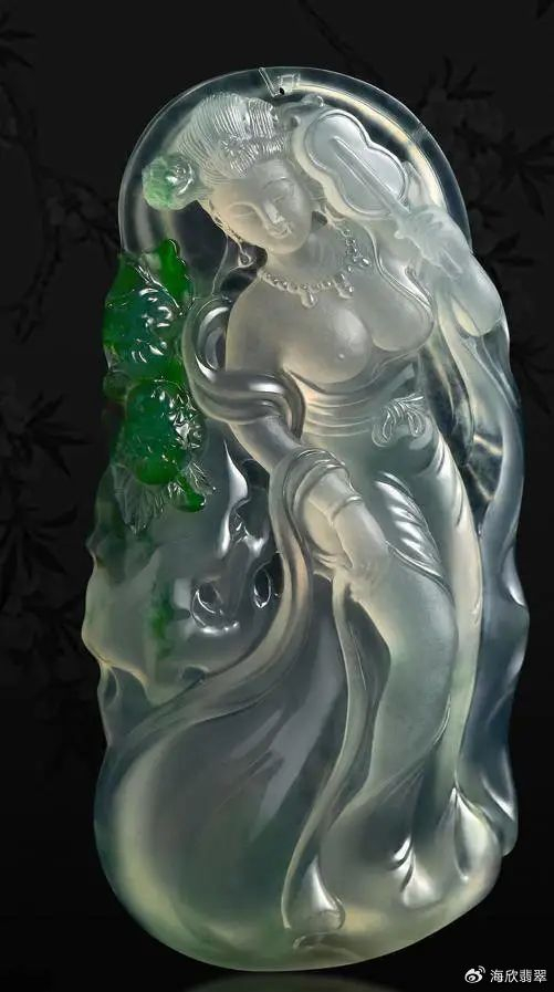 翡翠玉石雕刻从6个维度全面设计古典美人造型