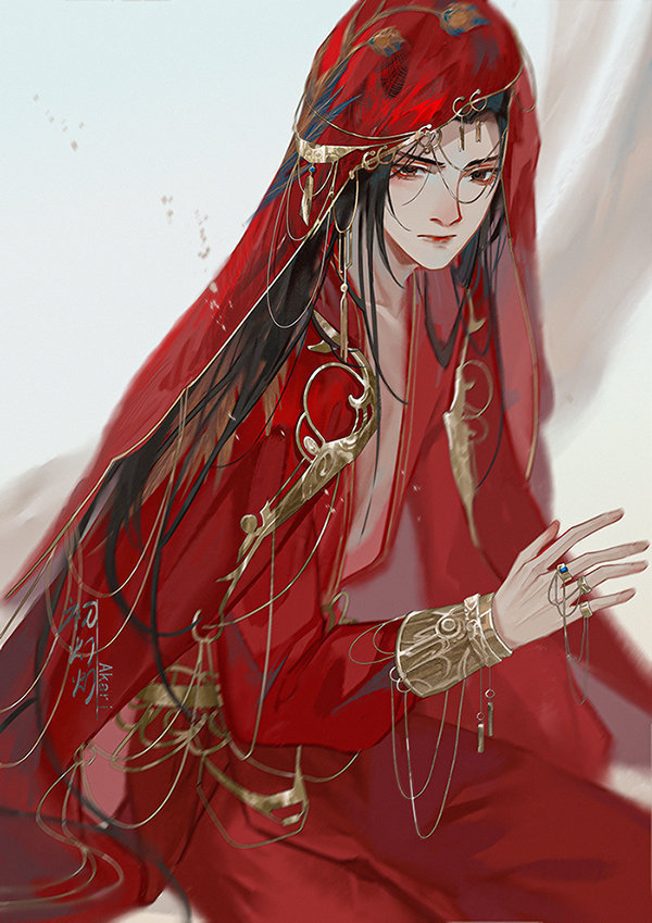 绝了这是什么神仙画画太美了画师初灯灯akari