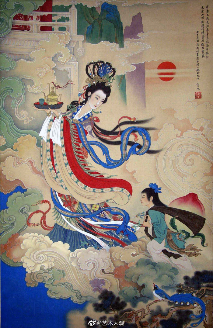 现代和古代人物工笔画欣赏——曾旭国画作品专辑