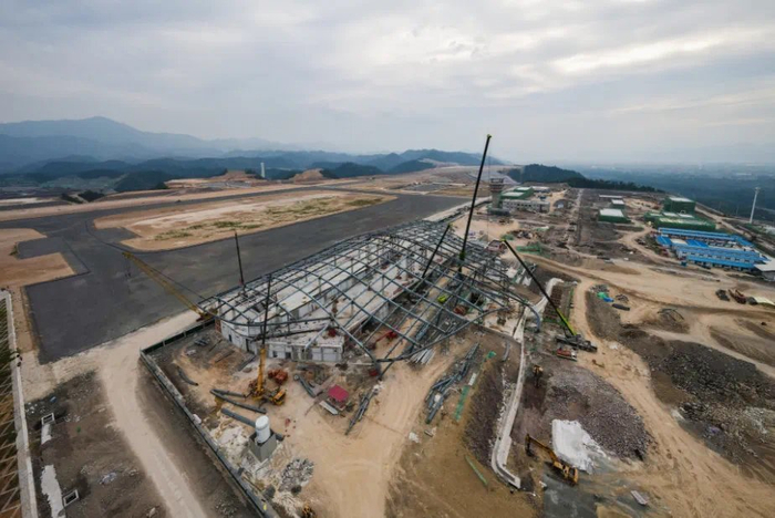 又一座山上的机场-浙江丽水机场,已初具雏形. (图:丽水机场)__财经头