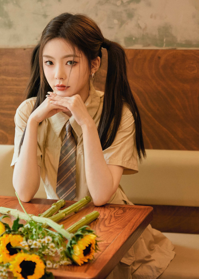 陈卓璇双马尾学姐造型写真图集