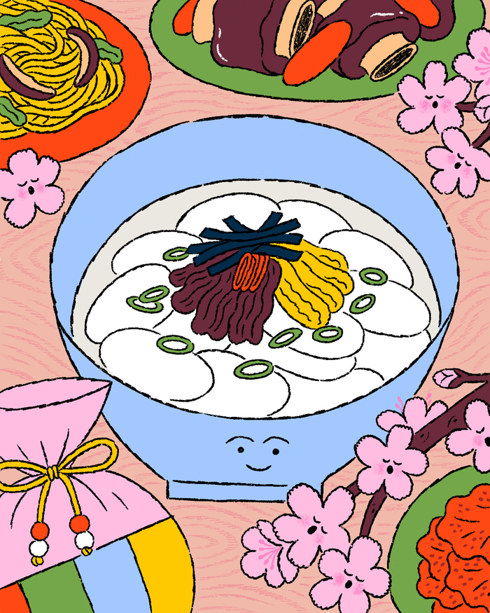 一组配色活泼的插画设计欣赏 :min heo