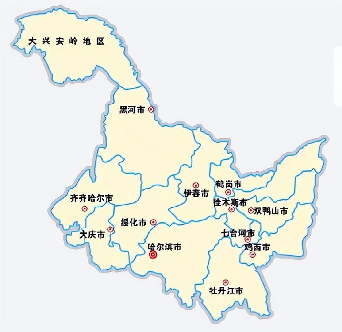 一张地图带你了解黑龙江省的前世今生
