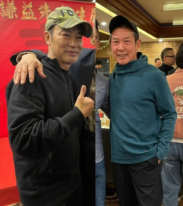 戴帽子,当晚元彪,任达华,苗侨伟,谢天华,林迪安,卫志豪都戴了鸭舌帽