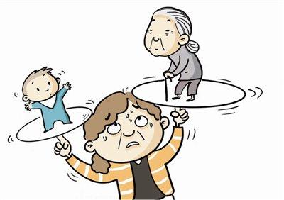 照顾老妈，“夹心”老人遇难题