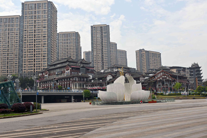重庆市巴南区西流沱古镇:现代建筑与古代建筑交相辉映|巴南区|现代