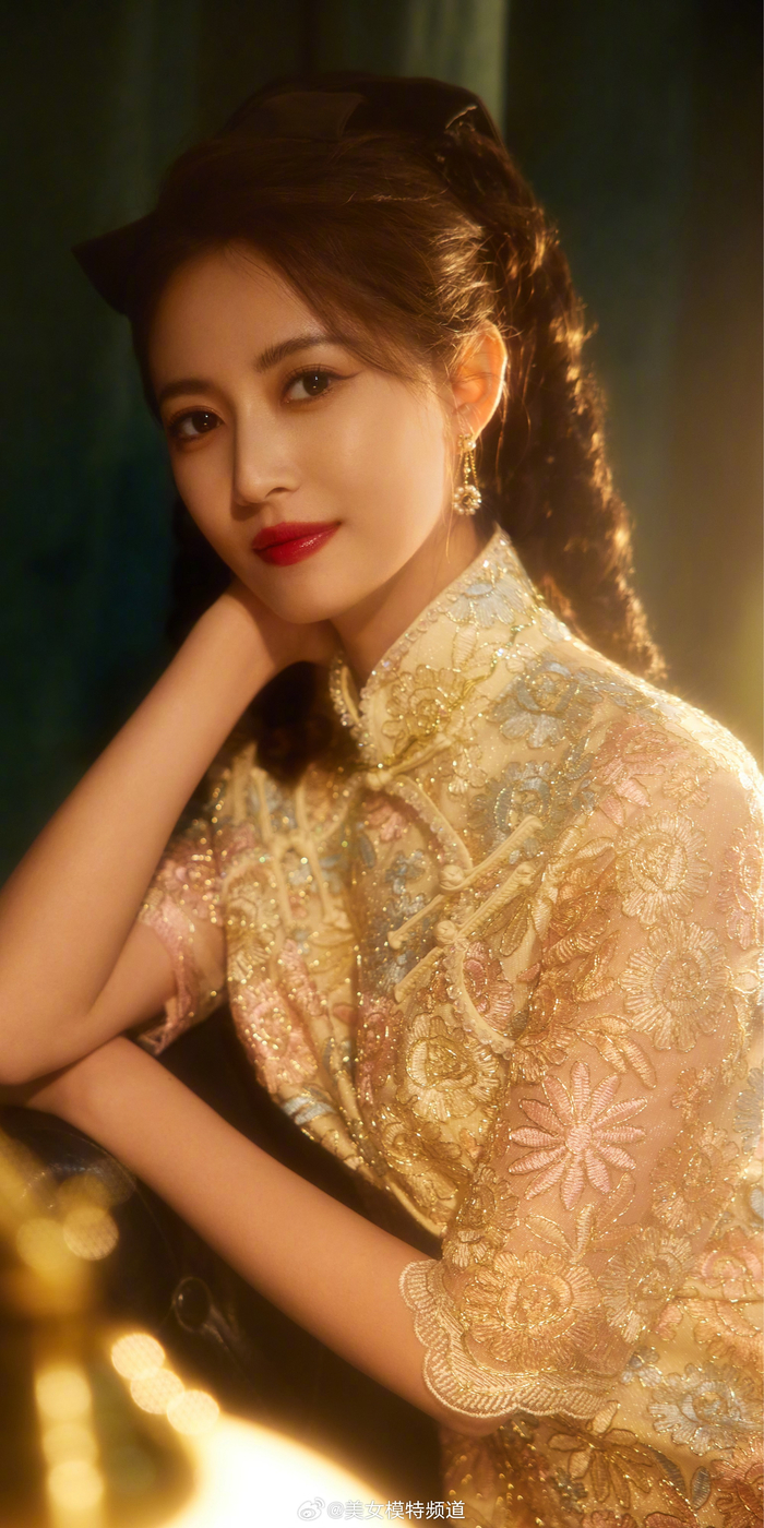 陈钰琪复古名媛风旗袍写真