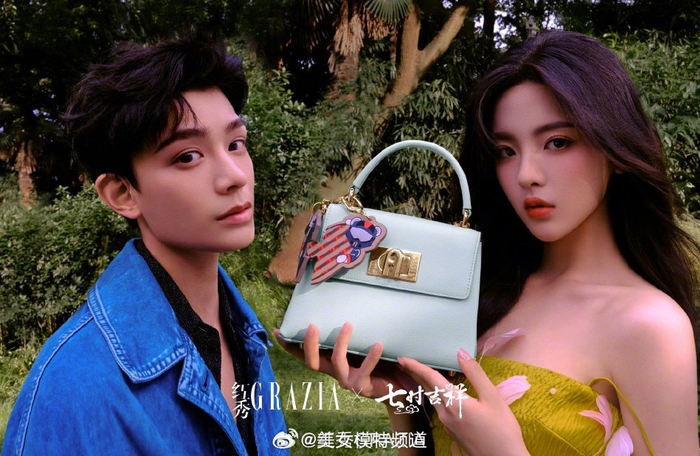 杨超越丁禹兮双人大片cp感满满贴脸拥抱亲密依偎甜到爆棚