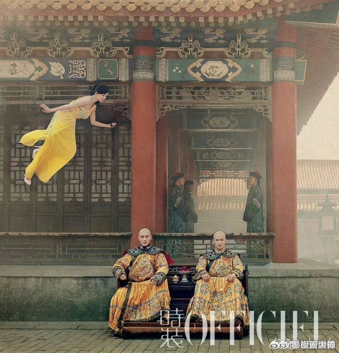 杨幂当年在《宫》大火后拍的杂志，是当时一种很新的拍摄风格…__财经头条