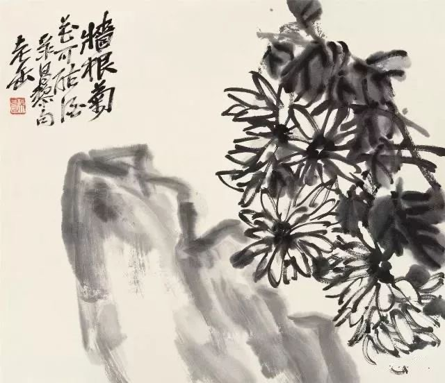 吴昌硕笔下的菊花小品!
