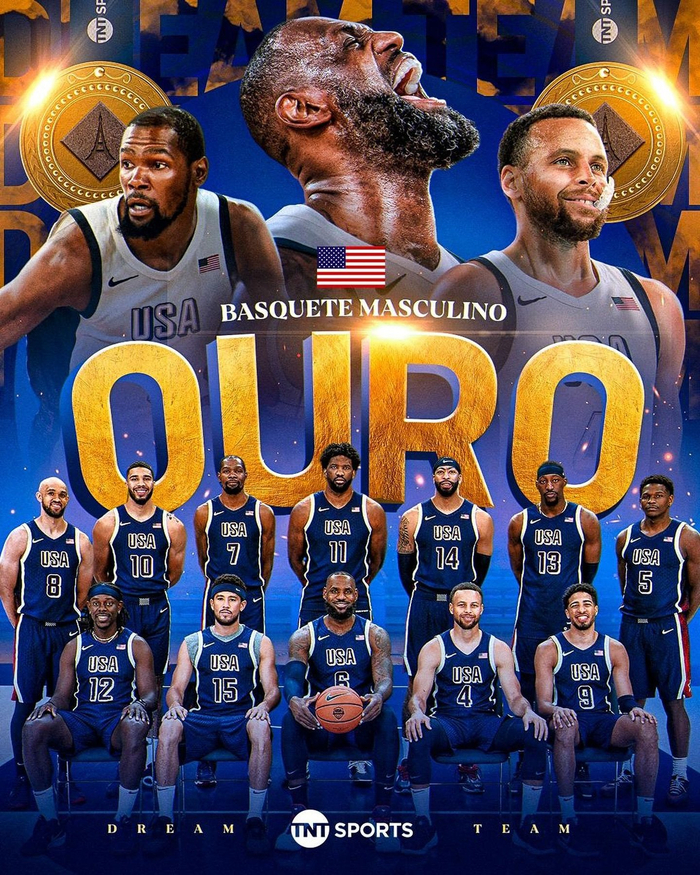 篮球梦之队!美国男篮实现奥运会五连冠!