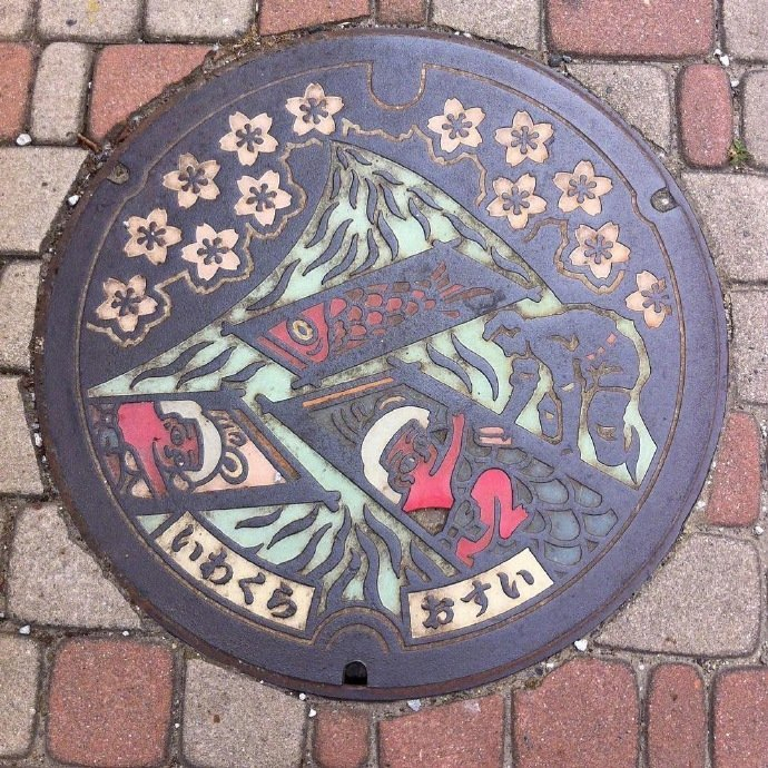 街头的井盖艺术