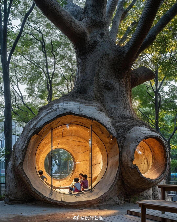 树洞探寻童年的纯真