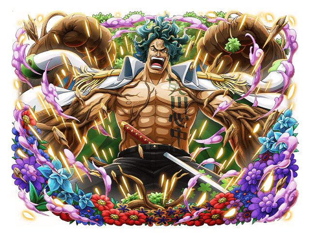 海贼王宝藏巡航新图:绿牛荒牧,赤犬萨卡斯基,黑马天政,路飞和