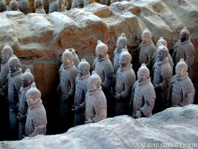 实拍:秦始皇兵马俑一二三号坑兵阵布局揭秘|博物馆|实拍|秦始皇陵