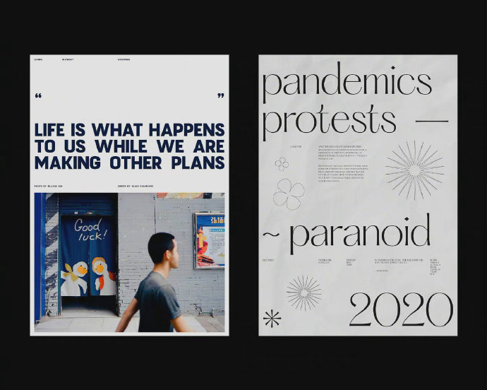 图文海报版式设计参考