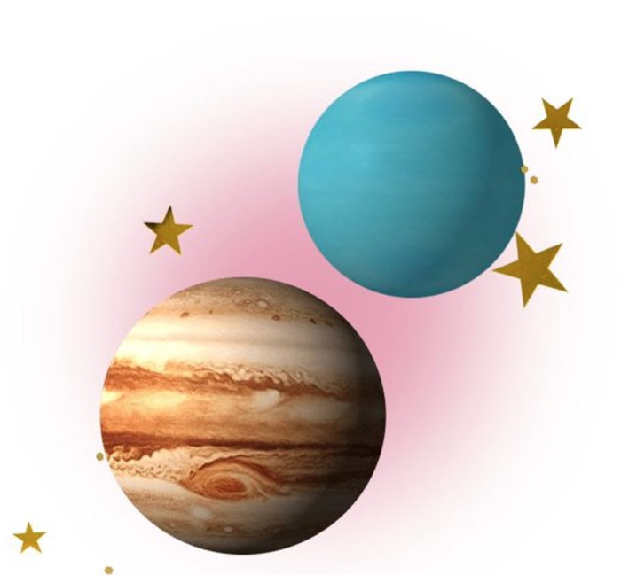 2024年4月19日:木星与天王星即将合相|天王星|木星|土星_新浪新闻