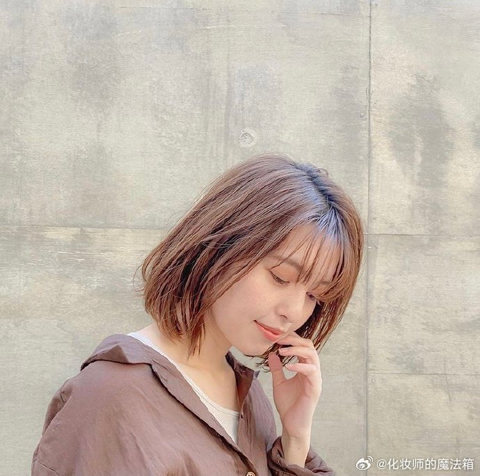 日系减龄短发发型参考图片来源ins可以作为灵感来源