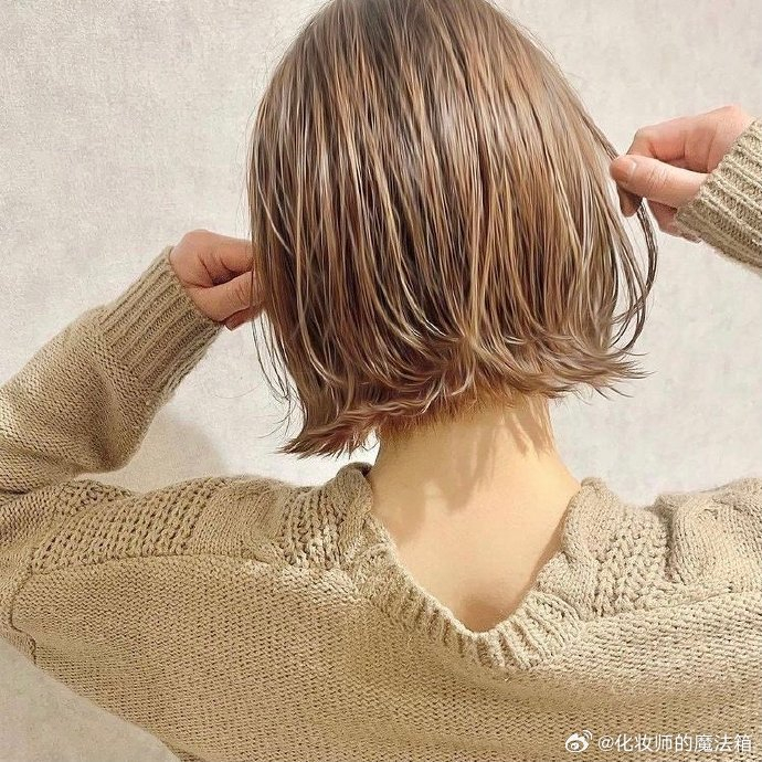 日系减龄短发发型参考图片来源ins可以作为灵感来源