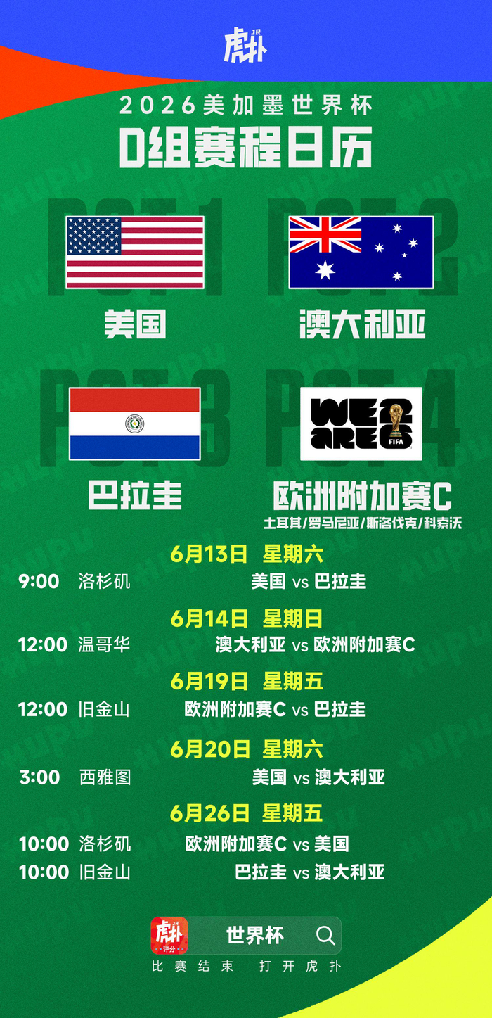 美加墨世 界杯赛事 时间表相关图片2