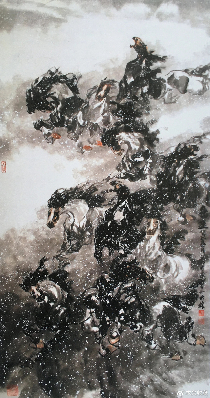 刘大林|妙笔神骏艺术美学|九嶷山|刘大林|野马_新浪新闻