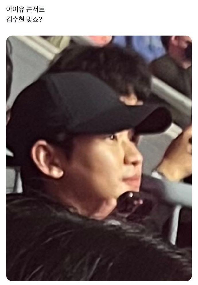 金秀贤在韩剧《眼泪女王》首播当天,现身iu演唱会,还