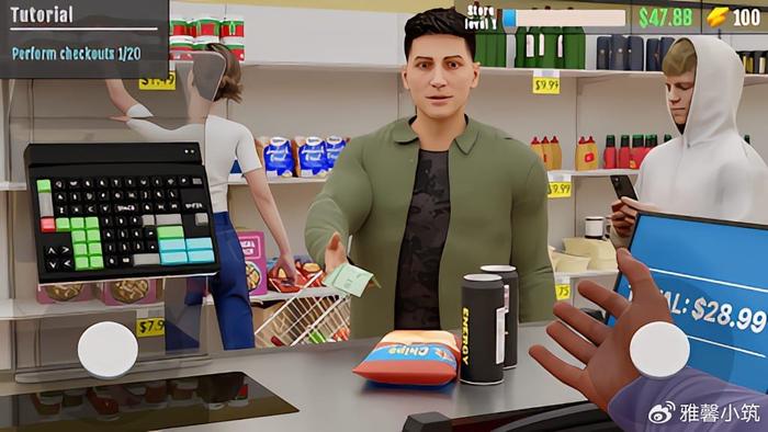 《supermarket simulator 3d store》