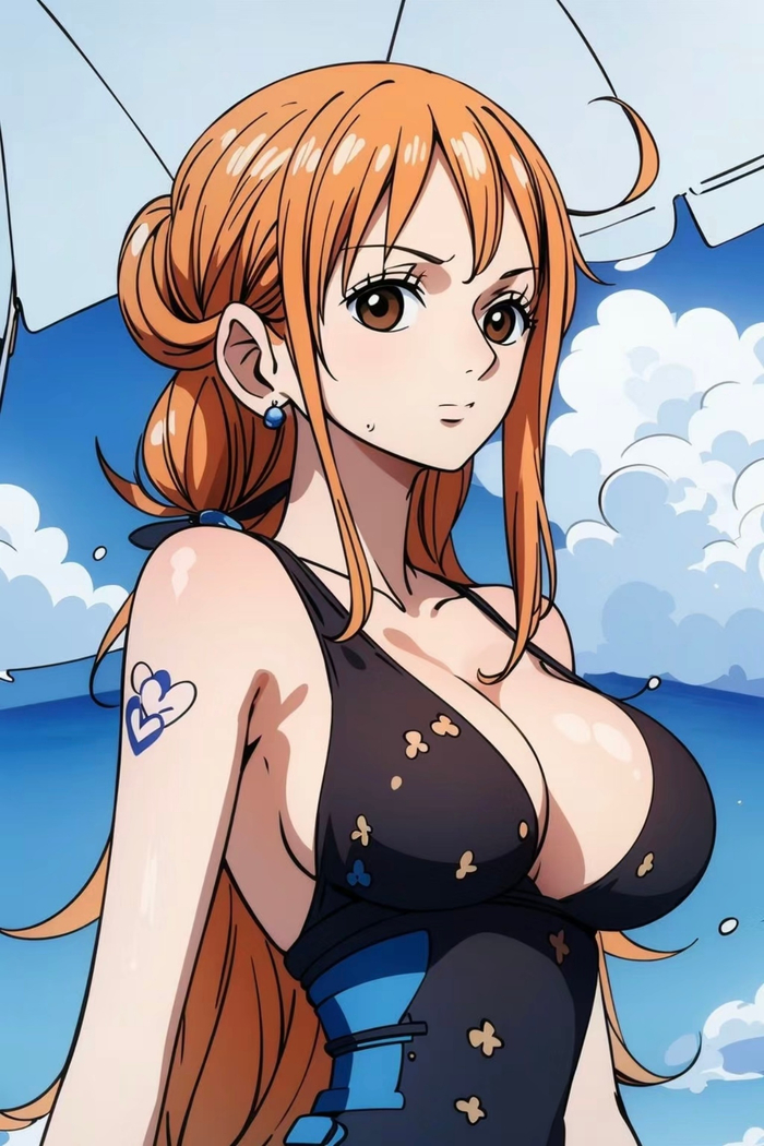 海贼王 高清美图 娜美 ‖ 侧身写真,美出圈__财经头条
