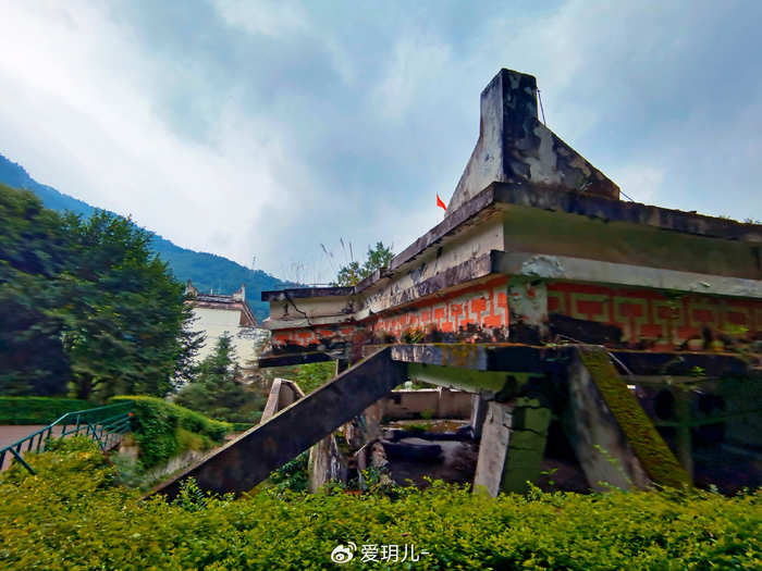 汶川映秀漩口中学地震遗址,原创拍摄