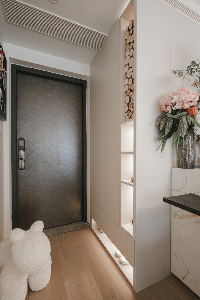 90㎡小三室,两孩四口之家|收纳|灯带|鞋柜_新浪新闻