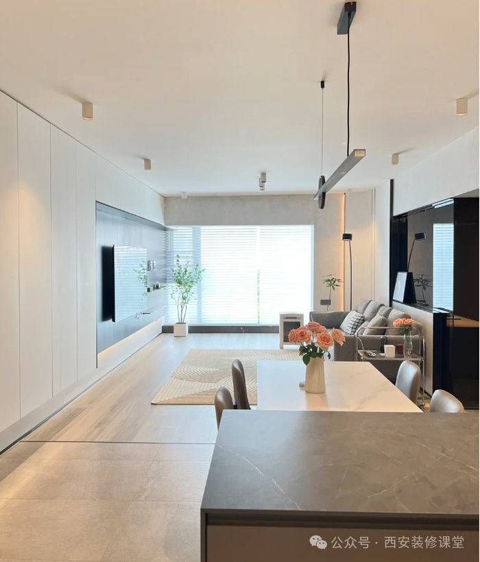 客厅不吊顶,并不是缺钱,而是喜好