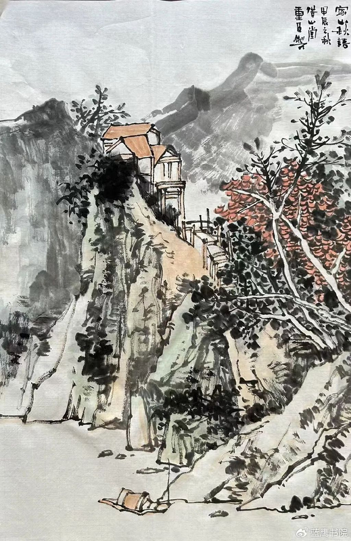 石重臣先生写意山水画:笔韵传情,山水逸趣