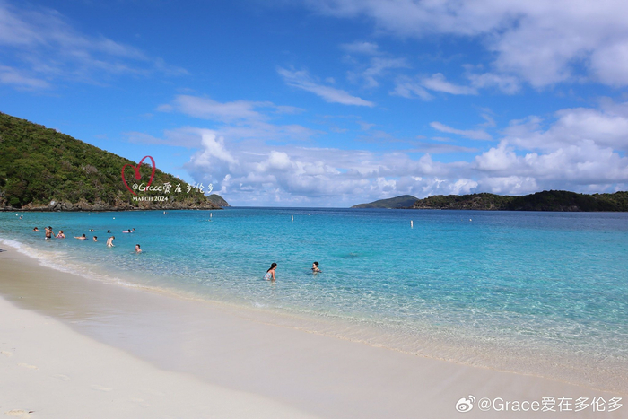 第二次来圣托马斯轻车熟路游轮到港后直奔cokipointbeach