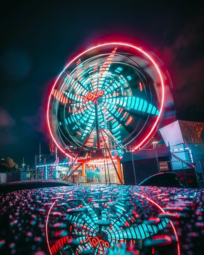 绚丽多彩的城市光影__财经头条