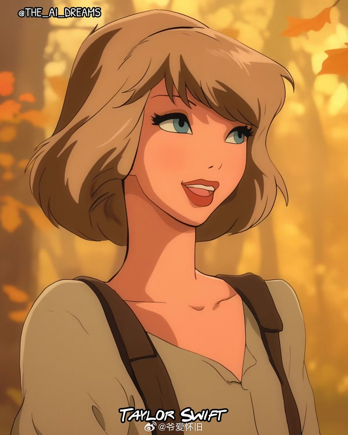 迪士尼画风明星