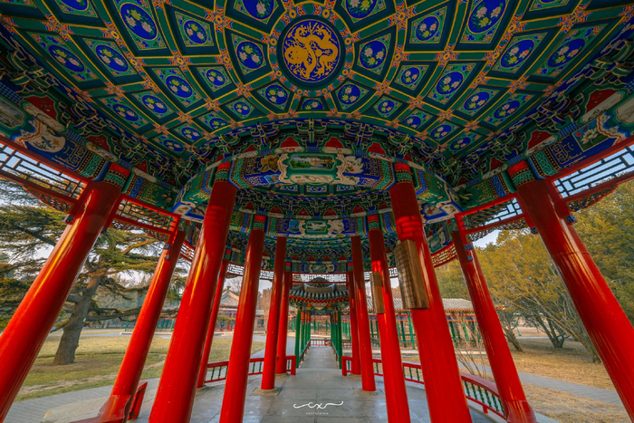 古建光影星芒耀目北京天坛61双环万寿亭摄影