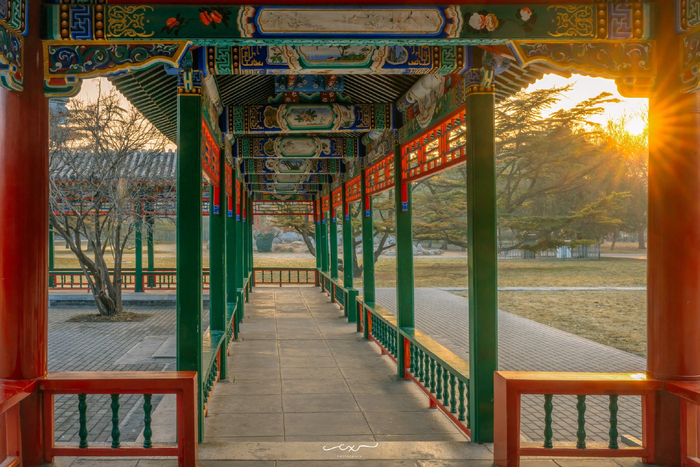 古建光影星芒耀目北京天坛61双环万寿亭摄影