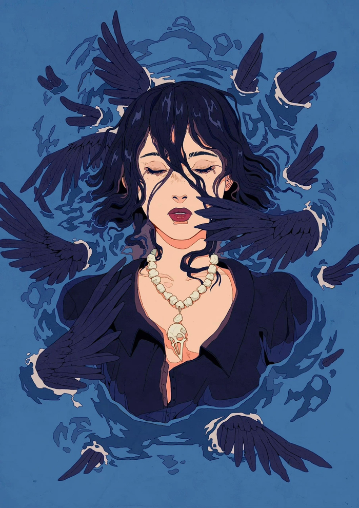 来自芬兰插画师 ionomycin 作品
