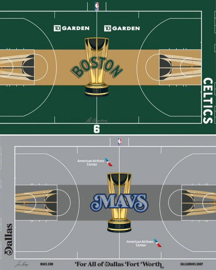 nba官方晒出30支球队集中锦标赛的球场地板效果图