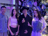 郭可盈女儿毕业全家外出，16岁林天若穿露脐装庆毕业，身高超越母亲