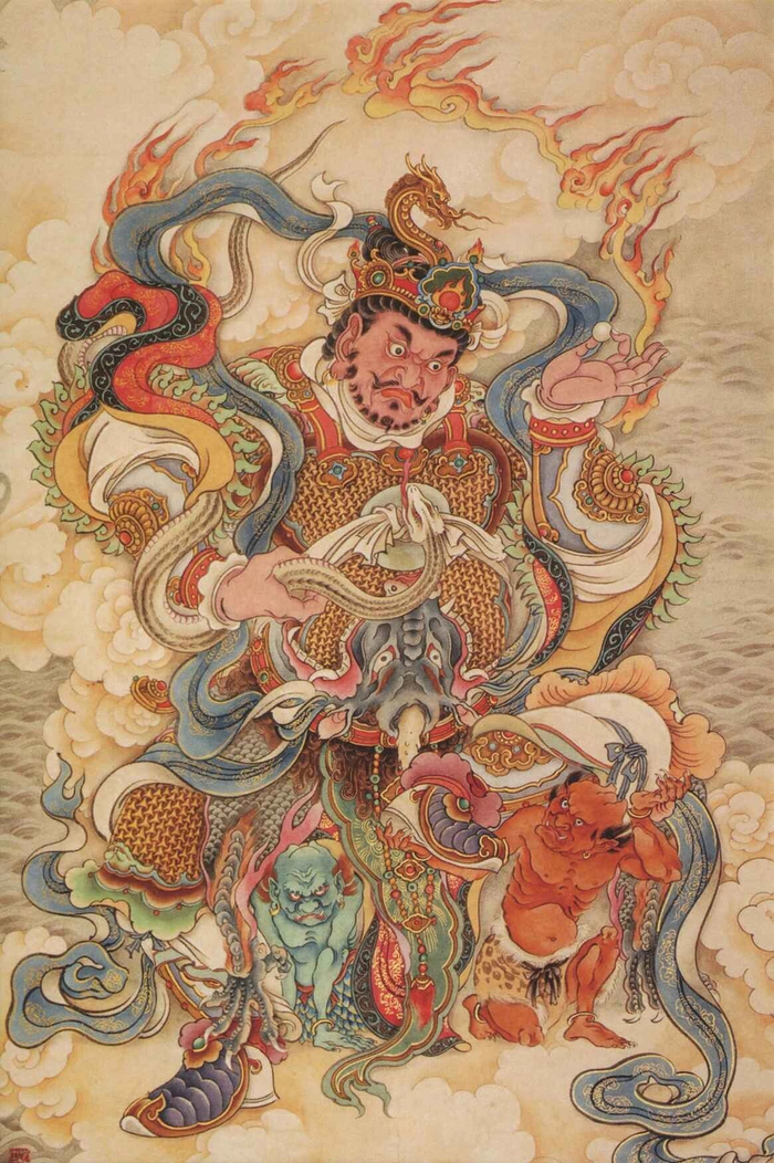 李云中老师创作的四大天王 - 故尔耳