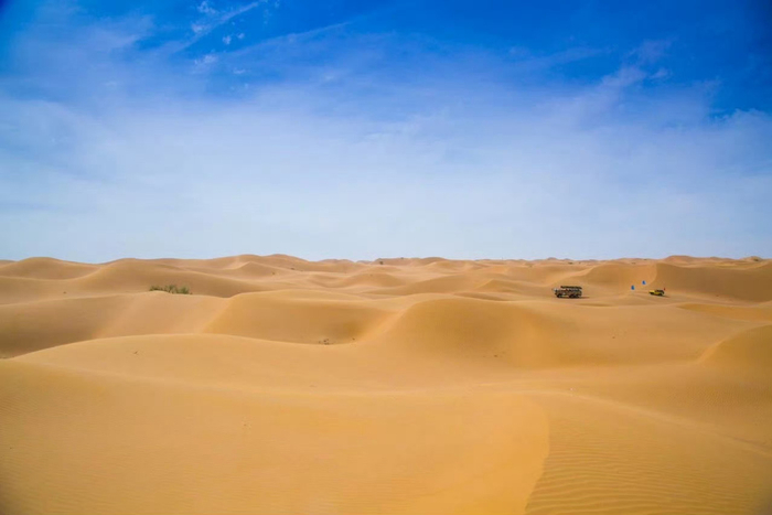 宁夏·中卫,黄河穿城而过,让"沙漠"与"水"这一感观上