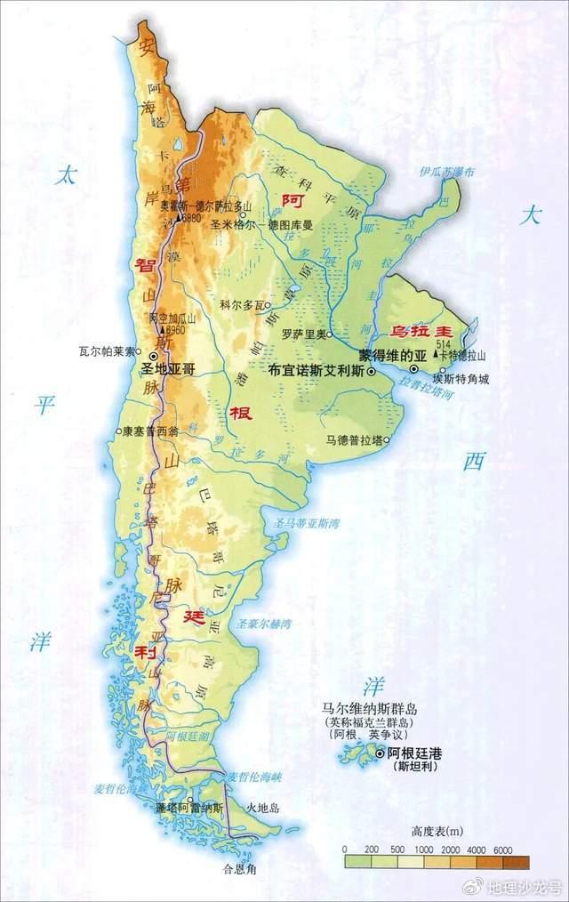 布宜诺斯艾利斯地形图片