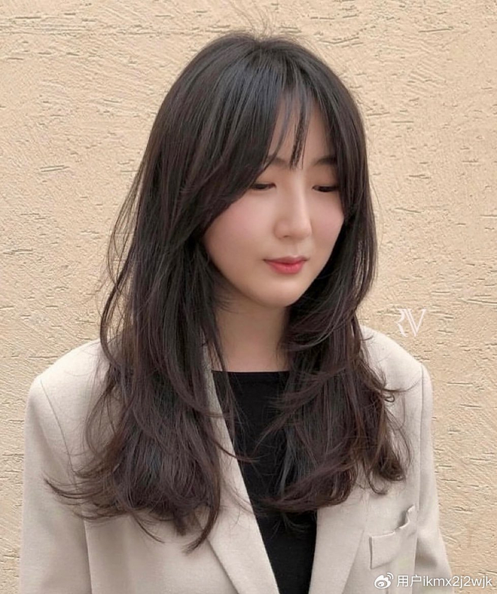 挂耳短发锁骨发型微卷长发,短中长三种发型,让你美出新高度