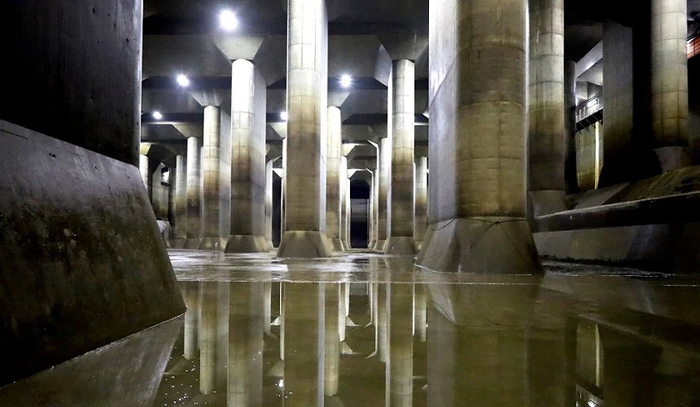 世界级巨型地下排水系统「首都圈外郭放水路」交通,参观教学!