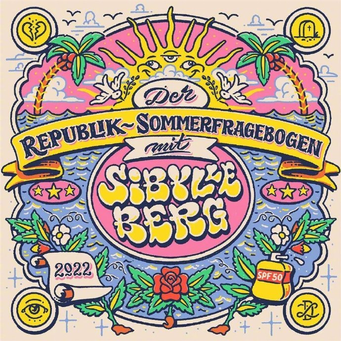 一组复古海报设计