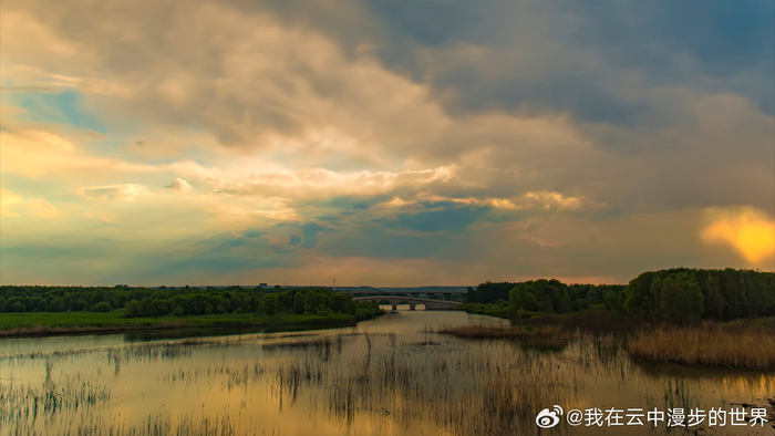 山西省孝义市,孝河国家湿地公园美景